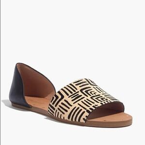 Madewell Thea Calf-Hair Sandal, 7, NIB